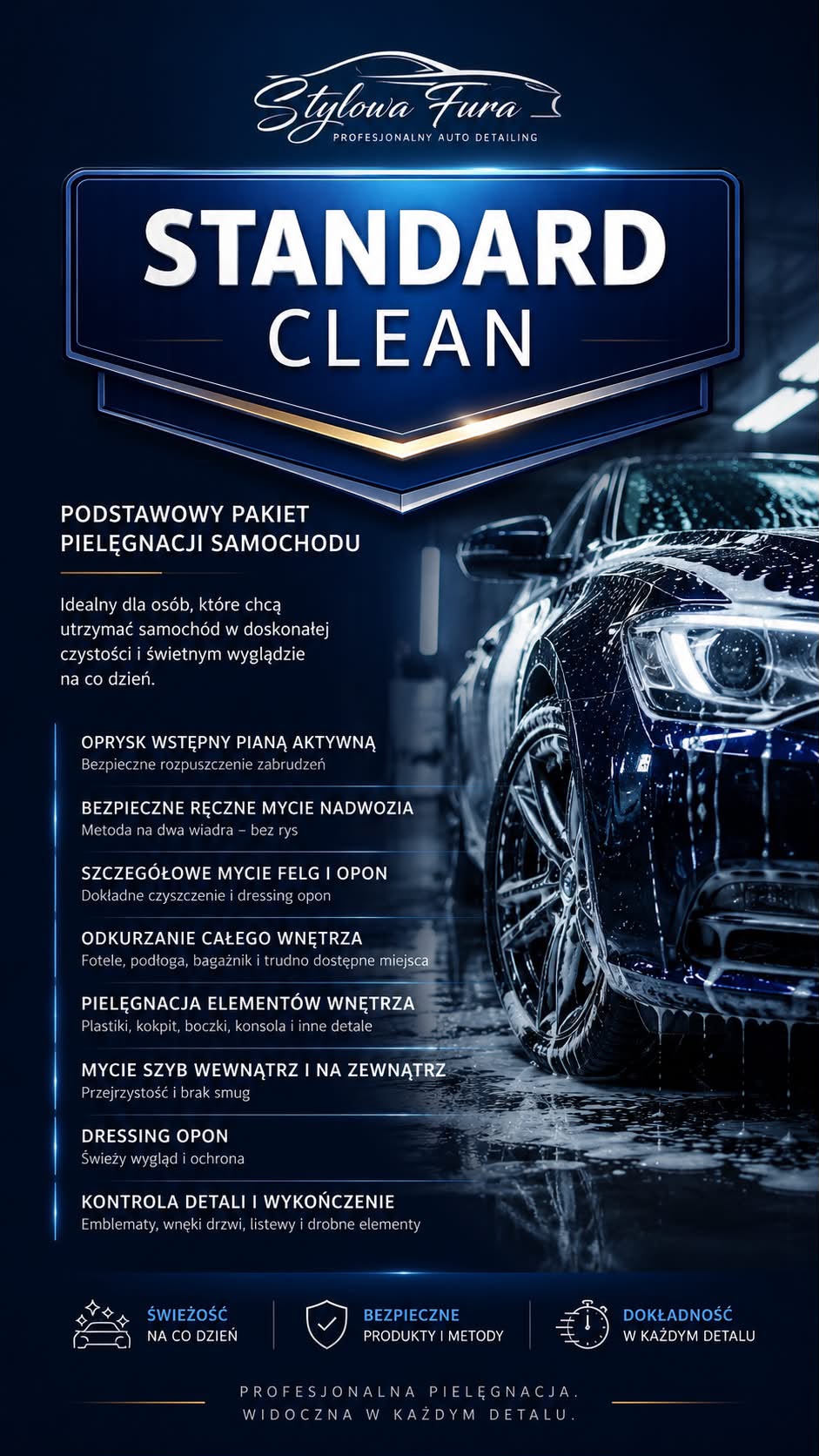 Standard Clean - pakiet Stylowa Fura Detailing